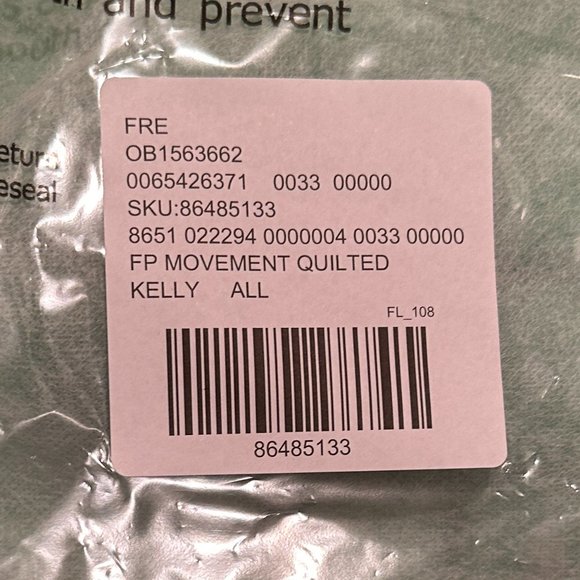 💚 Free People Quilted Carryall Bag Kelly Green - Factory Sealed - Picture 5 of 7